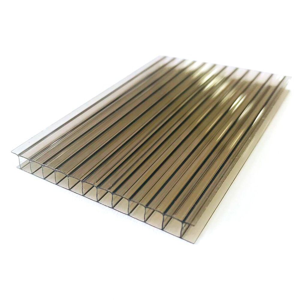 CHAPA DE POLICARBONATO ALVEOLAR BRONZE 1050X6000X6MM, , large